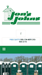 Mobile Screenshot of jonsjohnsportables.com